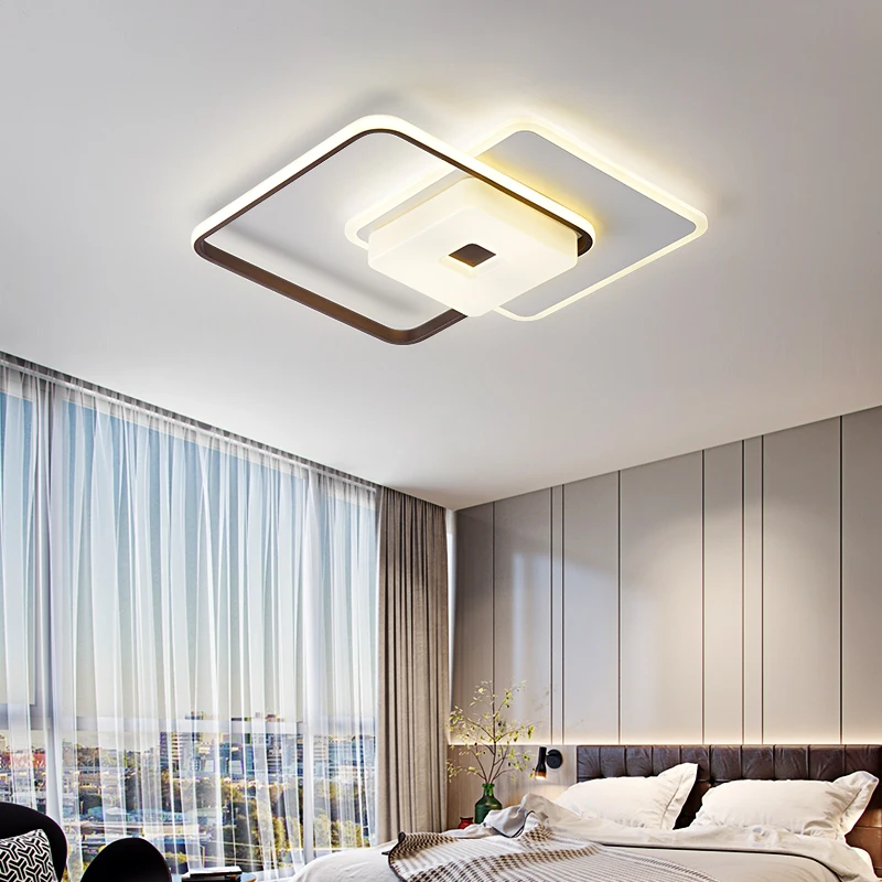 Современные светодиодные потолочные лампы для гостиной спальни lustre Avize Круглый