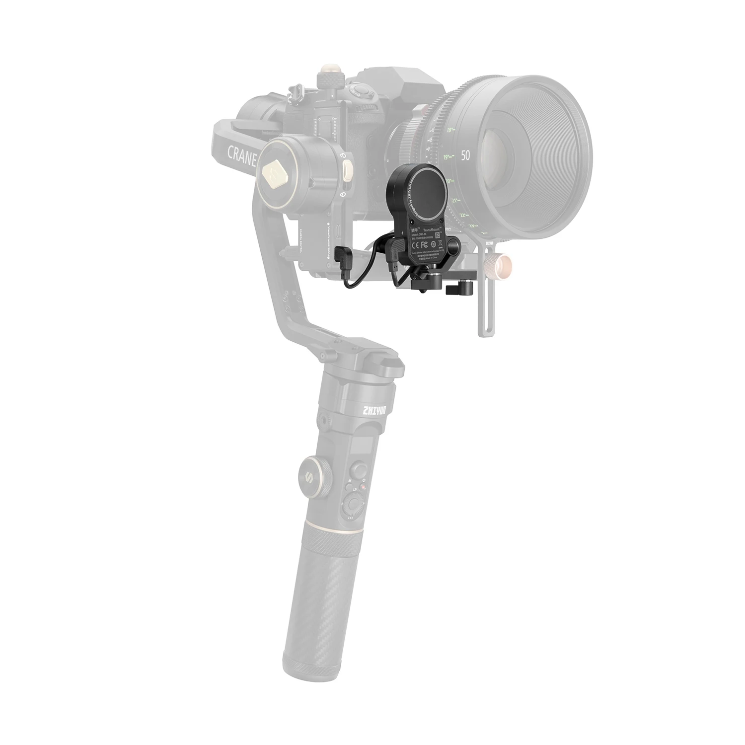 Zhiyun Focus CMF 06 Focus/Zoom Control Motor 2 0 transcmount Servo Follow применимый с краном 3 LAB WEEBILL S Crane
