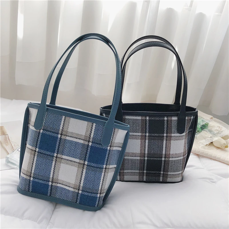 

Lattice Leather Shoulder Composite Bags Women‘s 2021 Fashion Female Luxury Designer Simple Small Handbag Ladies Shopper Bags