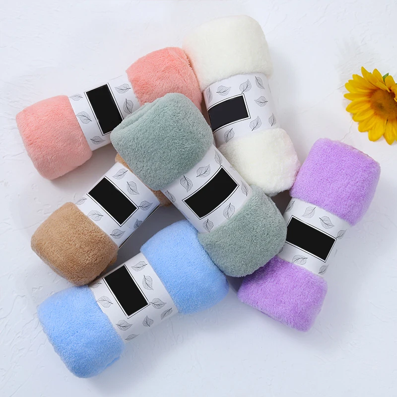 Well-absorbing Bath Towel For Home Hand Face Shower Won't Pill Solid Colors Nds