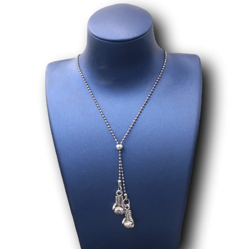 10 шт. античное посеребренное 3D боксерские перчатки металлическая подвеска