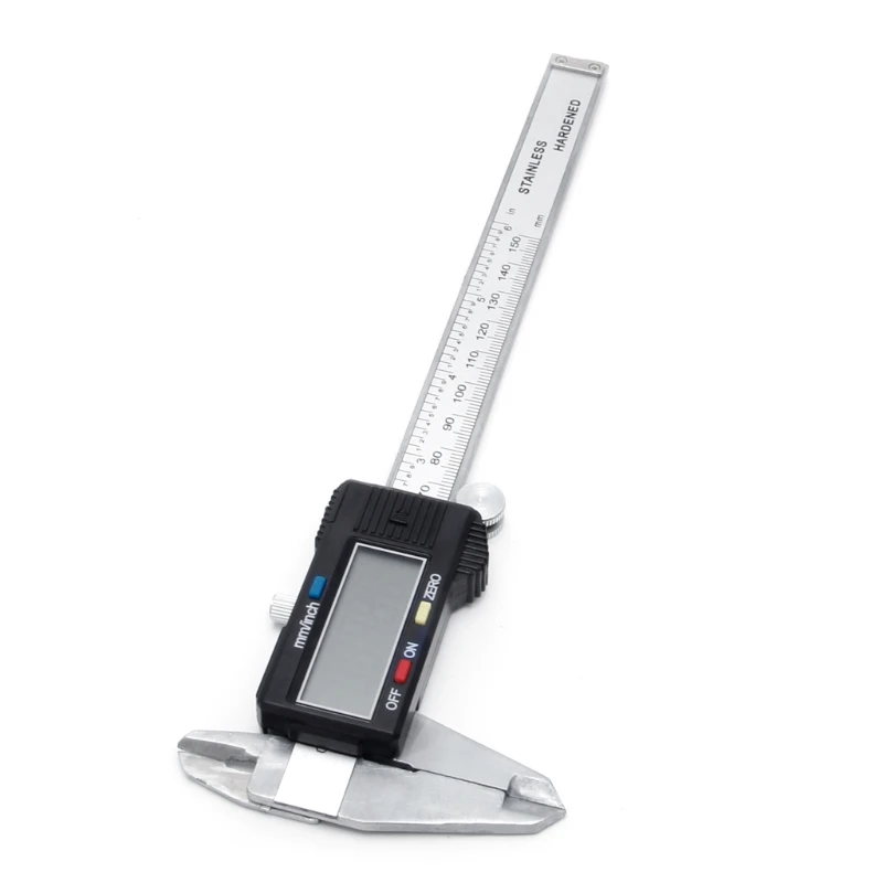 

6\" 150mm Digital Electronic Vernier Caliper Micrometer Gauge Widescreen Carbon Steel K1KA