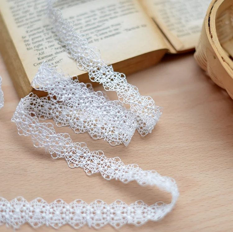 Изысканная белая черная кружевная лента 4 метра ручная работа отделка лоскутные