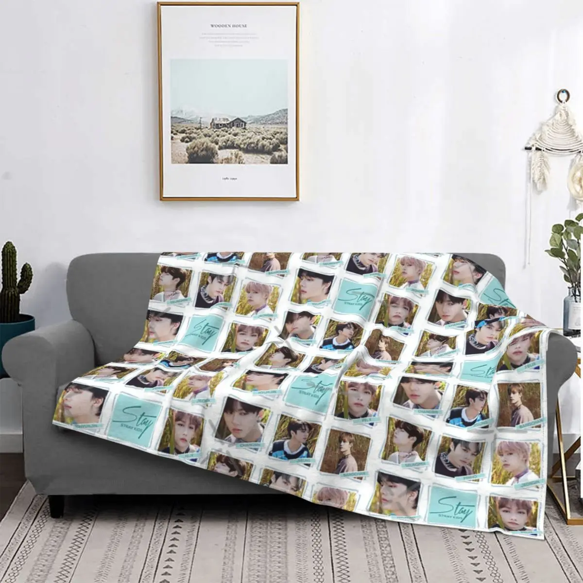 

Stray Kids - Levanter Blanket Bedspread Bed Plaid Blanket Bedspread 90 Hooded Blanket Summer Bedspreads