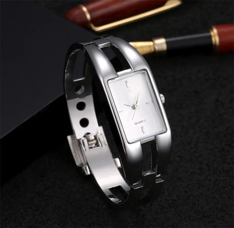 

Luxury Women Watch Bracelet Quartz Watches Hollow Slim Band Womens Bangle Watches Relogio Feminino Beauty Designer Clock