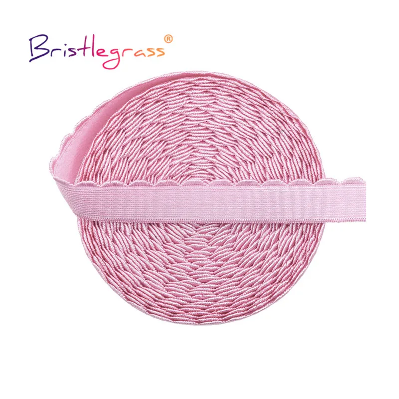 BRISTLEGRASS 2 5 10 ярдов 1/2 &quot13 мм блестящий нейлон плюшевые бюстгальтер ремешок