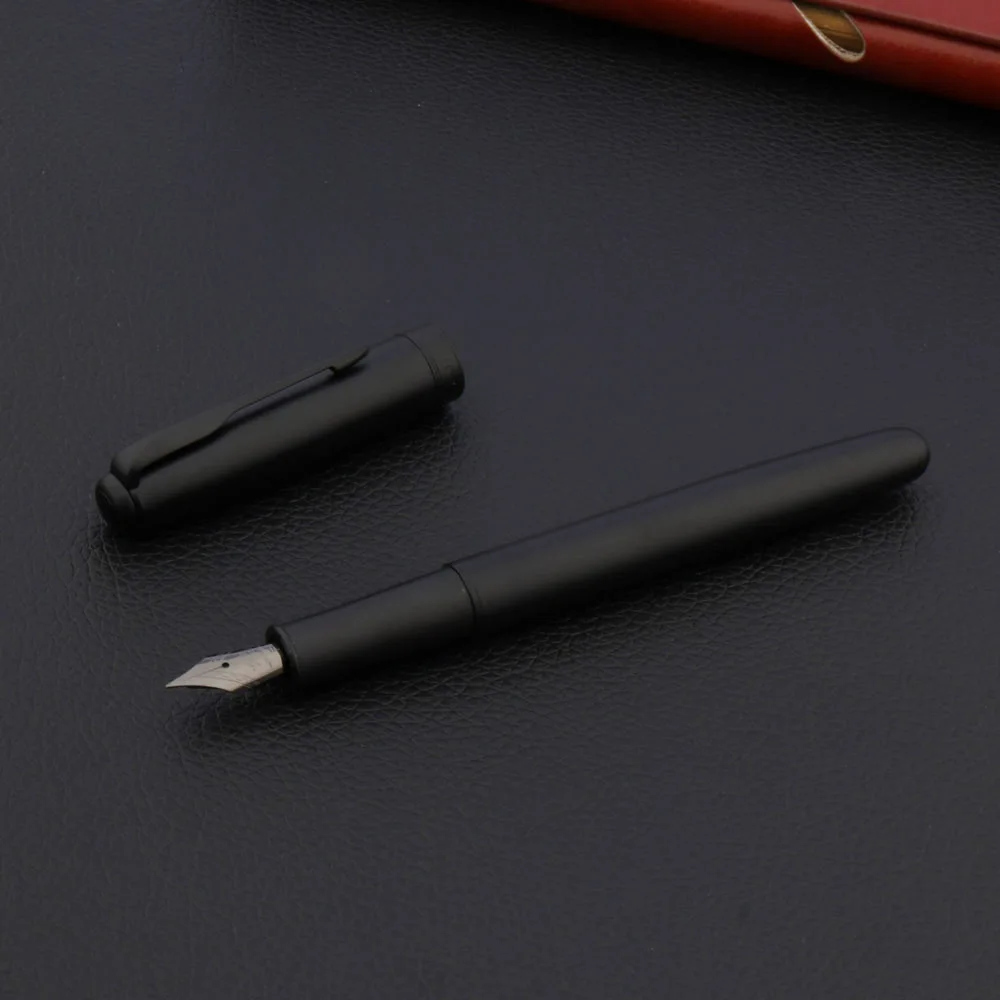 Высокое качество JinHao 75 матовый черный классический пистолет с перьями серая