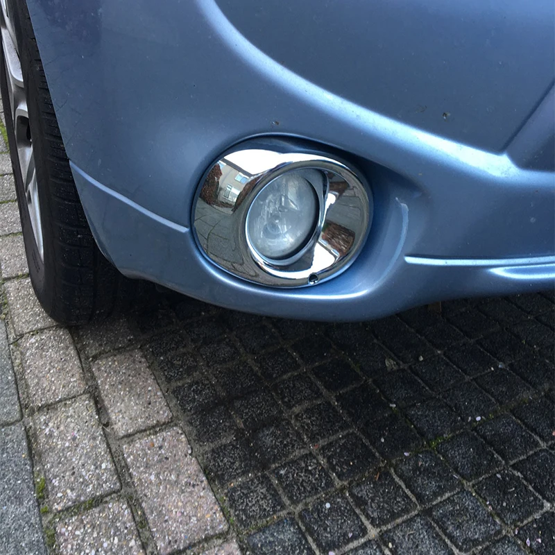 ABS Хром Передняя противотуманная фара крышка отделка защитное украшение для