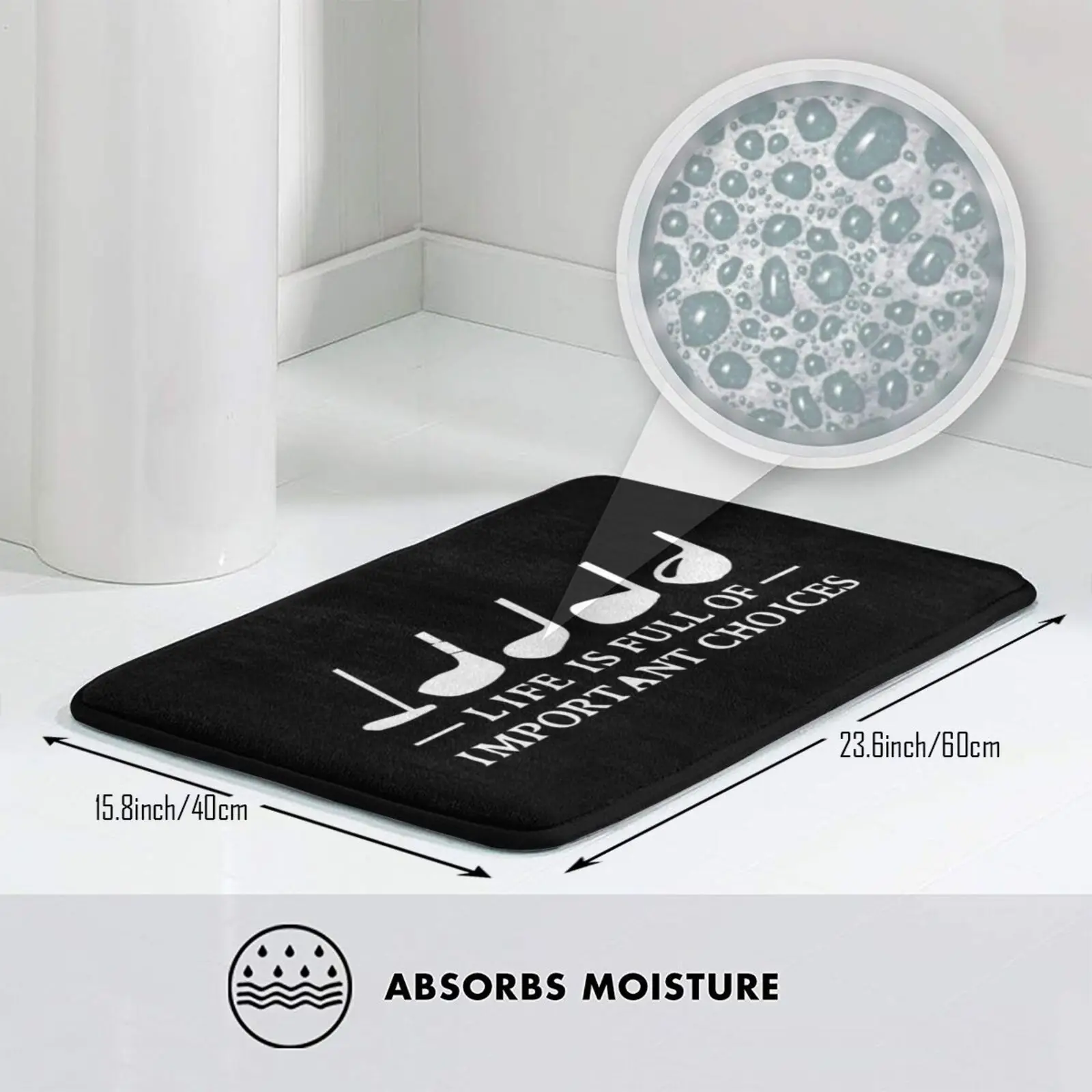 Забавная жизнь полна важных выбора подарок для Гольфиста коврик ковер