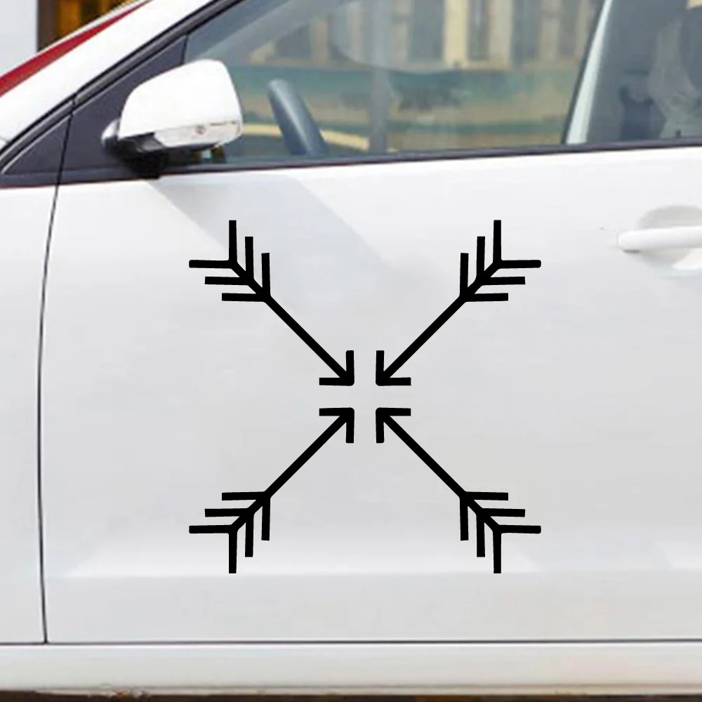 

Car Body The arrow Car Accessories Exterior Motorcycle Decorative Stickers Car Window Rearview Mirror Decals