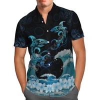 hawaii shirt hawaiian beach summer surf shark printed 3d mens shirt harajuku tee hip hop shirts 10