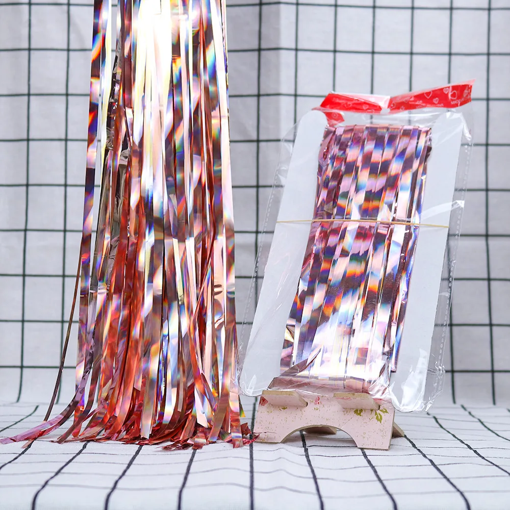 Фоновая занавеска для одной вечерние НКИ золотистая блестящая полосатая из