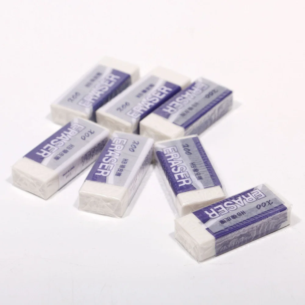 

20pcs Pencil Student Drawing Eraser Stationery School Supplies