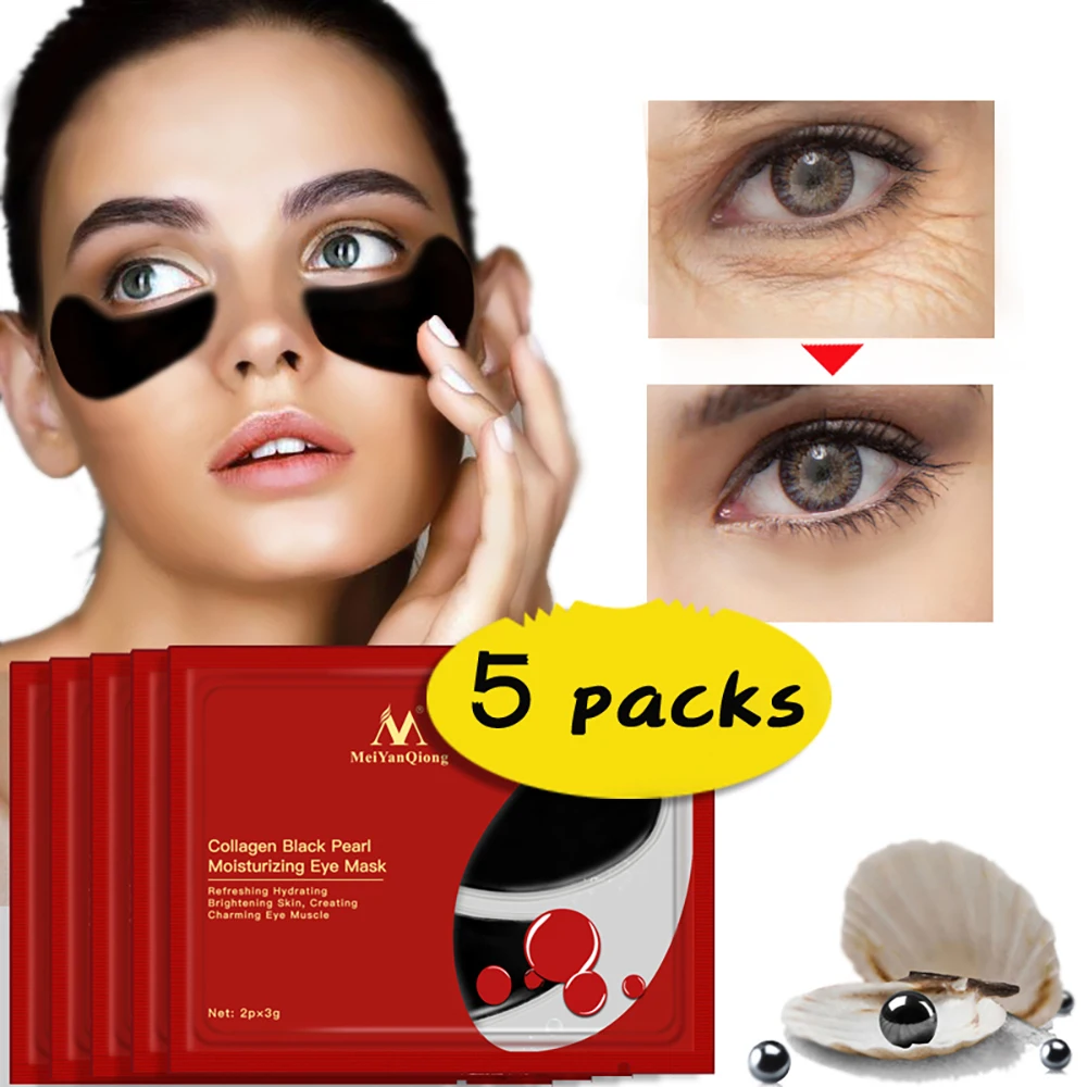 

5 Pairs Collagen Remove Eye Mask Patches Antis-Wrinkle Antis-Aging Pouch Collagen Soothing Moisturizing Wrinkle Skin Care