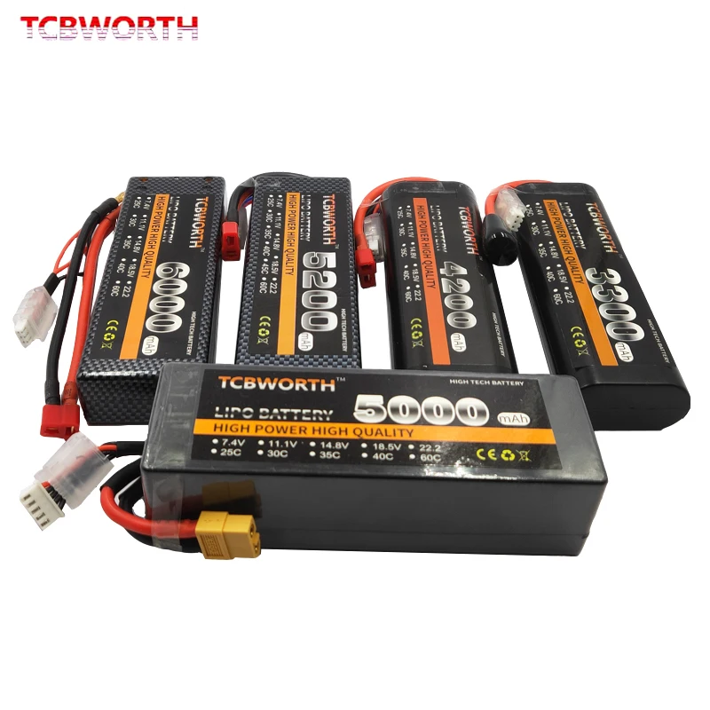 жесткий чехол 2s 74 v 4s 148 v 3300 4200 5000 5200 mah rc lipo battery дл