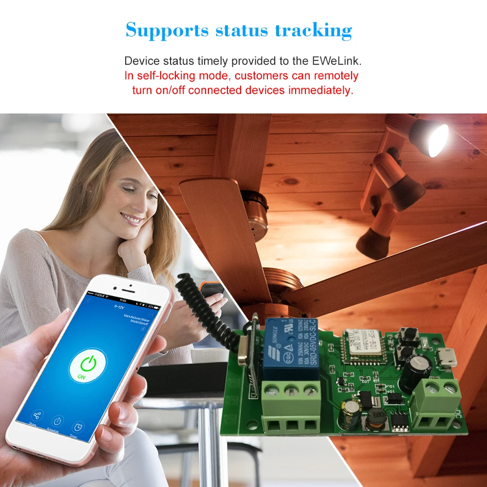 EWeLink USB RF 433 МГц Wi Fi переключатель беспроводной релейный модуль Таймер