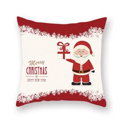 Christmas 14 Рождественские украшения для дома Санта Клаус размером 45*45 см наволочка декорации на рождественскую елку Счастливого Рождества Рождество поставок - Цвет: Christmas 14