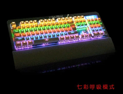 Проводная игровая механическая клавиатура 104 клавиш профессиональные игровые клавиатуры USB с подсветкой 10 видов цветов светодиодный для планшета настольного компьютера