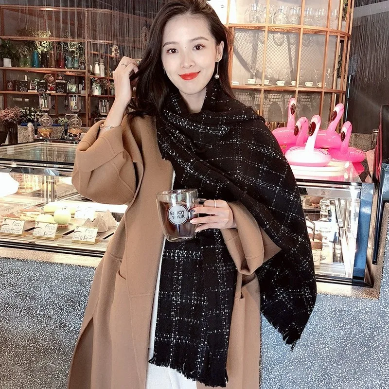 Корейская версия маленького шарфа для благовоний женский осенний и зимний