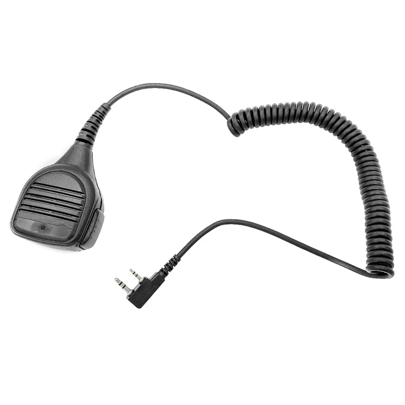RISENKE Shoulder Microphone Cable For Kenwood NX220 TK2117 TK2160 NX230 TK3400U TK2402V Hands Free Waterproof Speaker Mic