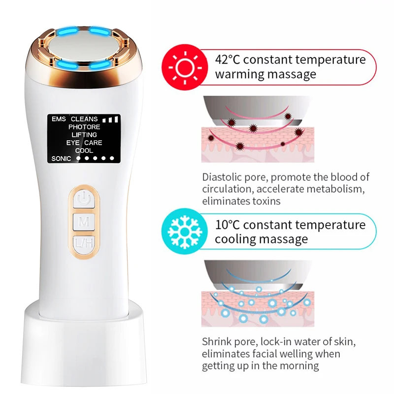 7in1Face Beauty мезотерапия ЭМС Электропорация RF радиочастота светодиодный фотон
