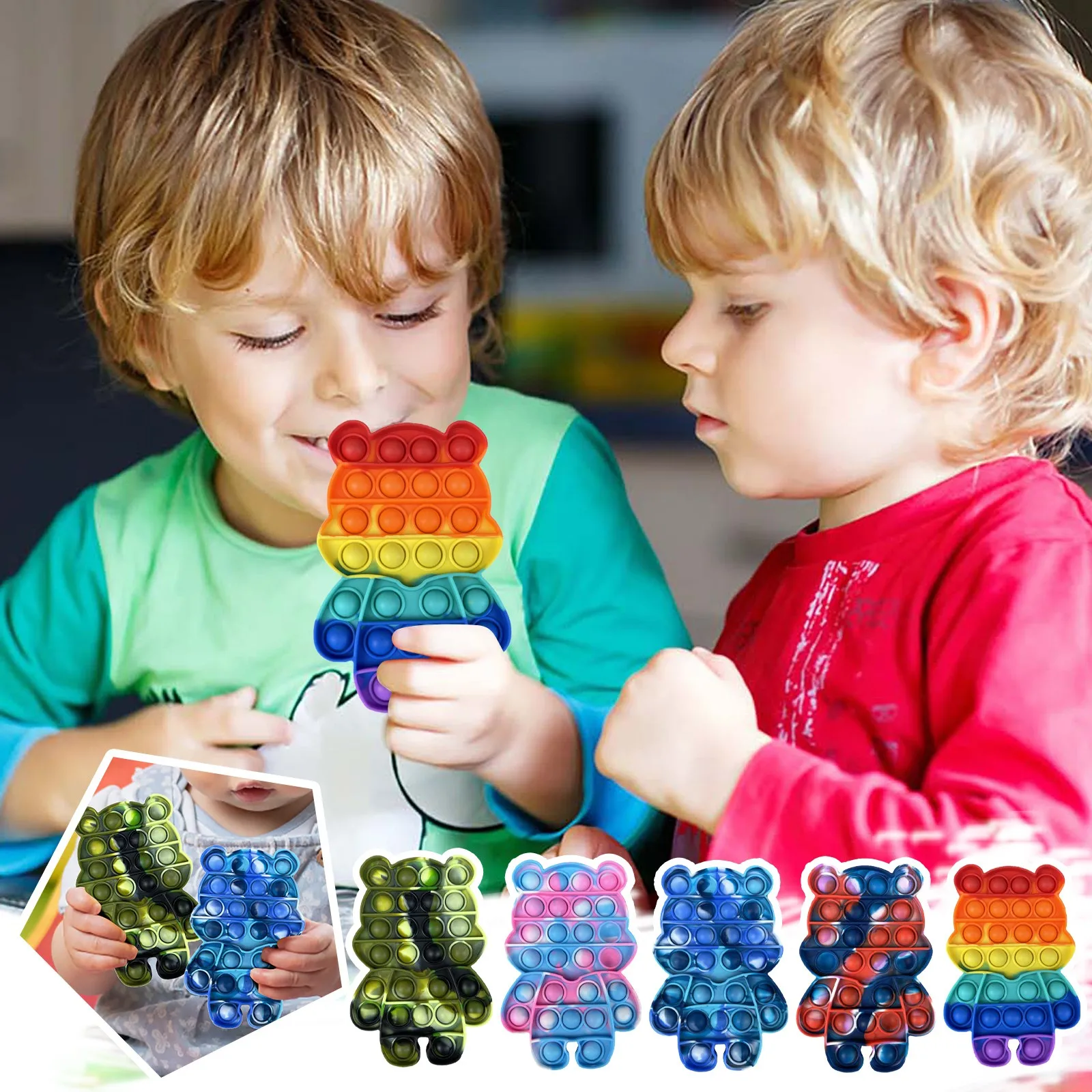 

Пуш-ап Пузырьковые игрушки для взрослых игрушка для снятия стресса Антистресс мягкая сжимаемая упаковка сенсорный аутизм Игрушка антистре...