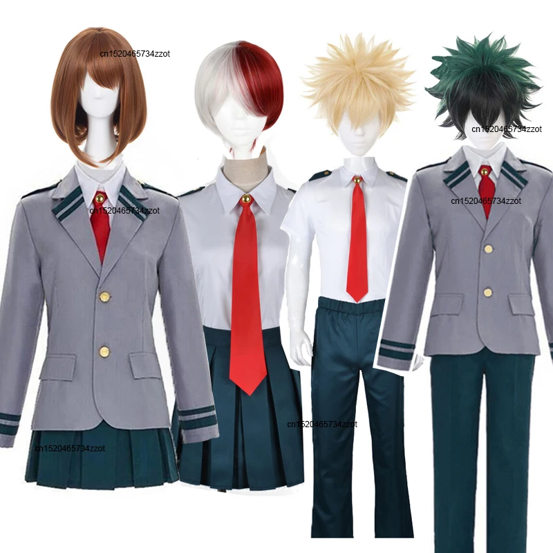 

Boku No Hero Academia AsuiTsuyu Yaoyorozu Momo School Uniform Cosplay Costume My Hero Academy OCHACO URARAKA Midoriya Lzuku Set