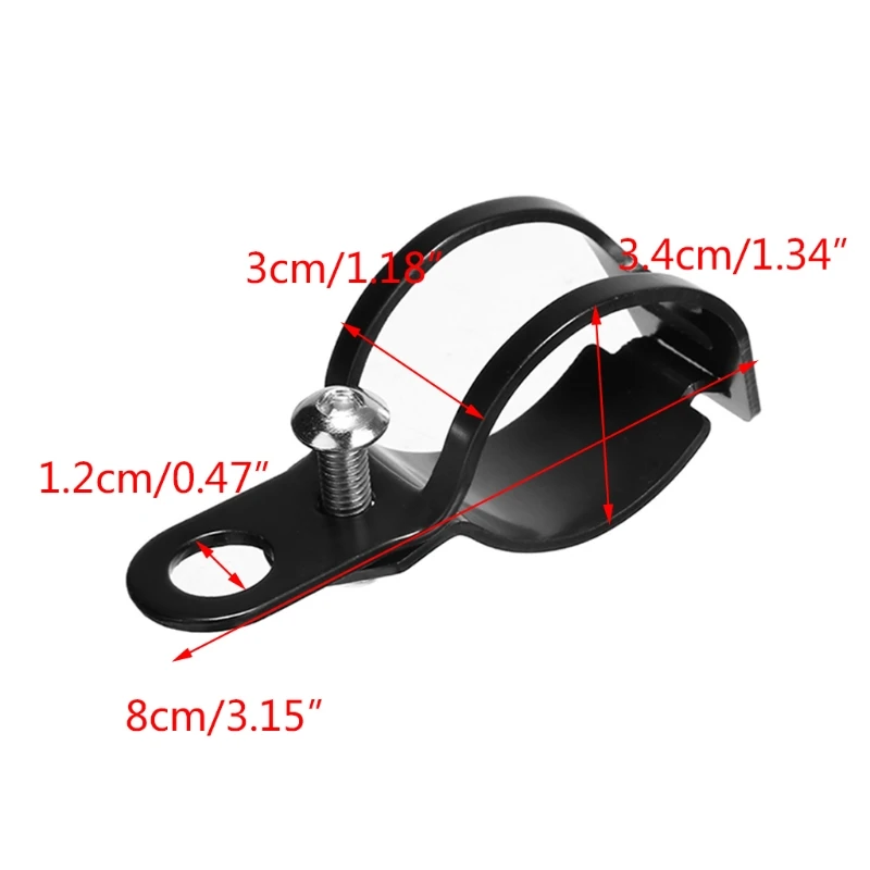 

1Pair Universal Motorcycle Turn Signals Relocation Fork Clamps Bracket Headlight