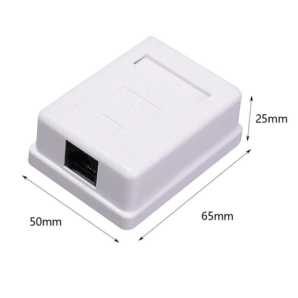 RJ45 Ethernet сетевой разъем Настольный информационный модуль коробка