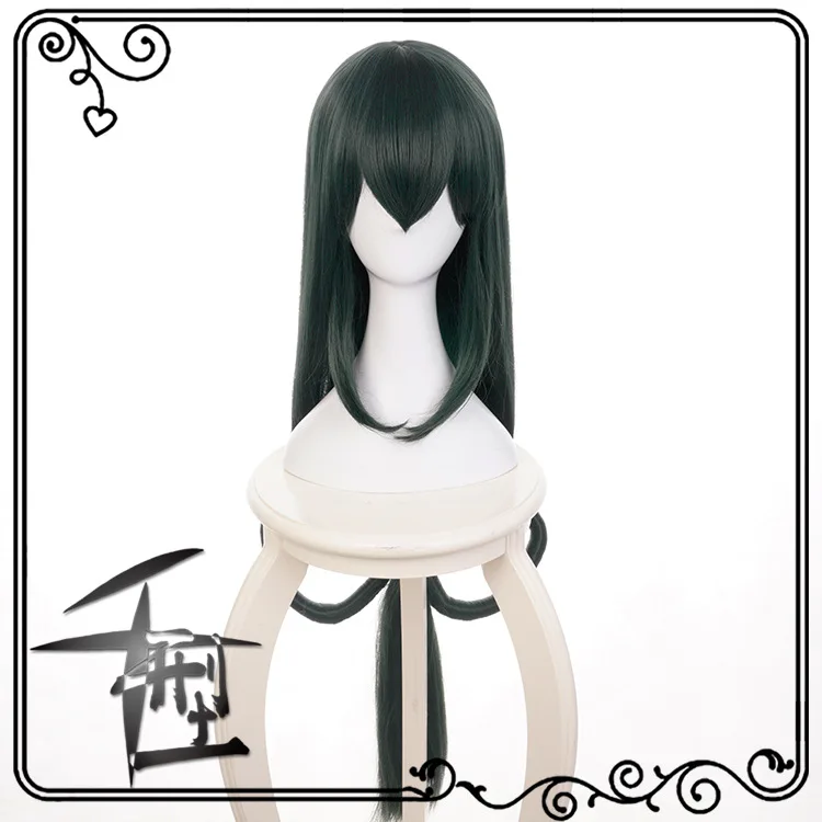 Парик Asui Tsuyu для косплея из аниме Моя геройская Академия | Костюмы