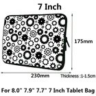 11,11 горячая распродажа универсальный чехол для планшета с принтами 7,9 дюйма, 8,0 дюйма, 7,7 дюйма, 7 дюймов, мужские и женские модные сумки для нетбука, чехол для Xiaomi MiPad 2, 3, 4