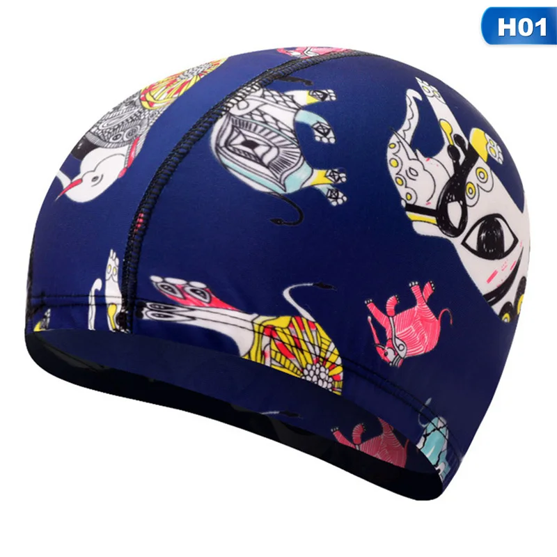 

Waterproof Swimming Cap High Elastic Silicone Rubber Unisex Adult Men Women Waterproof Swim Caps Hat Swimming Accessories
