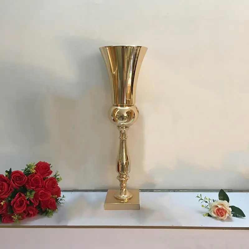 Золотые вазы с арахисовым покрытием вечерние свадебные для украшения дома 10