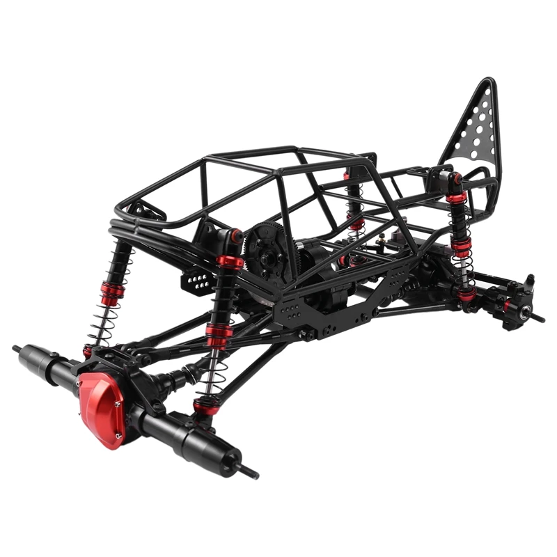 

Full Tube Frame Metal Chassis Metal Body Roll Cage & Axle Shock Absorber for 1/10 RC Crawler Axial SCX10 Upgrade Parts