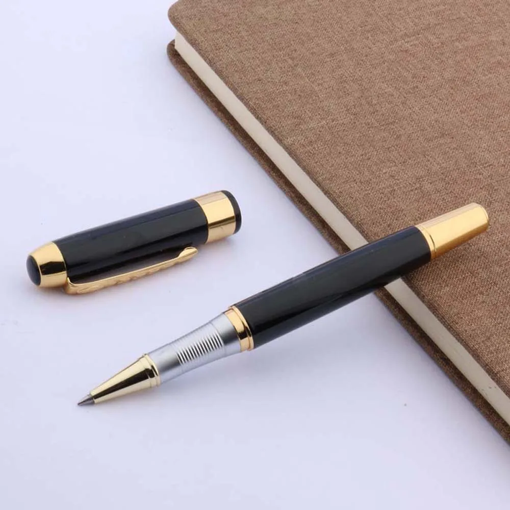 Jinhao 250 черный серебряный зажим металлическая шариковая ручка чернильная