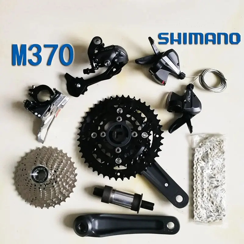 Shimano m370 велосипедный переключатель 9S 27S для шоссейного велосипеда + передняя