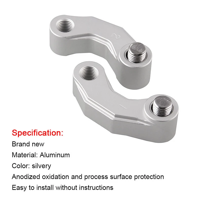 

Motorcycle Mirrors Riser Extension Brackets Adapter Motorcycle Accessories Car Styling