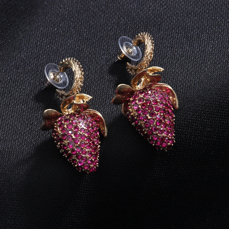 Ztech 2020 новый стиль моды темперамент красный кулон корейский длинный Вишневый