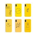 Аксессуары, чехлы для телефонов Meizu M2 M3 M5 M6 NOTE M3S M6S M6T MX6 U20 pro 5 6 plus, желтая Эстетическая иллюстрация