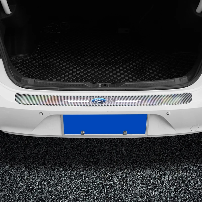 Светящаяся наклейка из углеродного волокна на автомобильную дверь для Ford Mustang