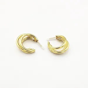 Новое поступление! 20x11 мм, 50 шт в наборе, C-shape форме, благодаря чему создается ощущение невесомости с стержня уха для ручная работа серьги сделай-сам, Бижутерия Аксессуары выводов и Компоненты