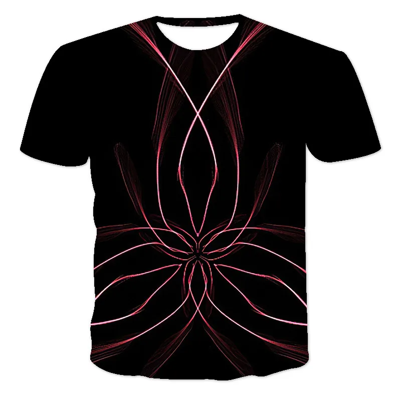 

2021 Summer New Tops Men's Exquisite 3D Printed T-shirts Casual and Comfortable Large Size Short Sleeve Tops