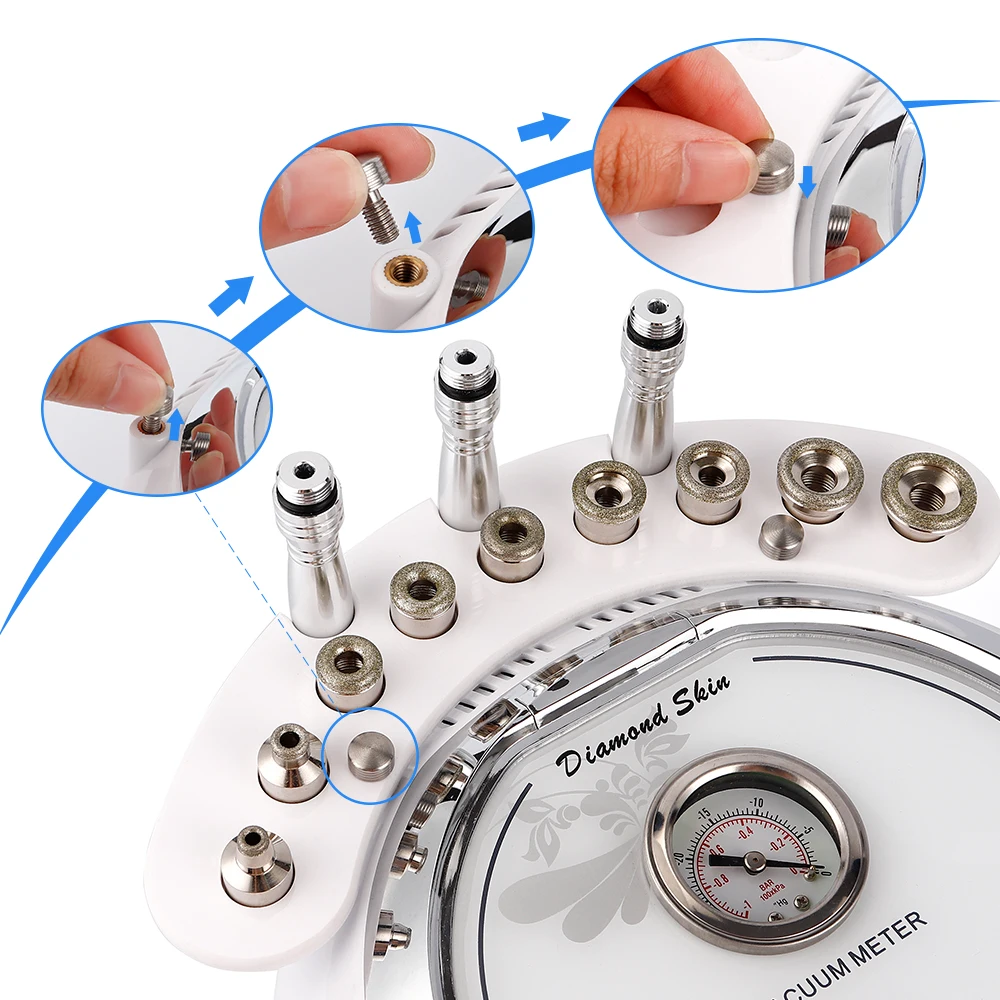 Алмазная микродермабразия машина Вакуумный спрей терапия массаж 110 240 В удаление