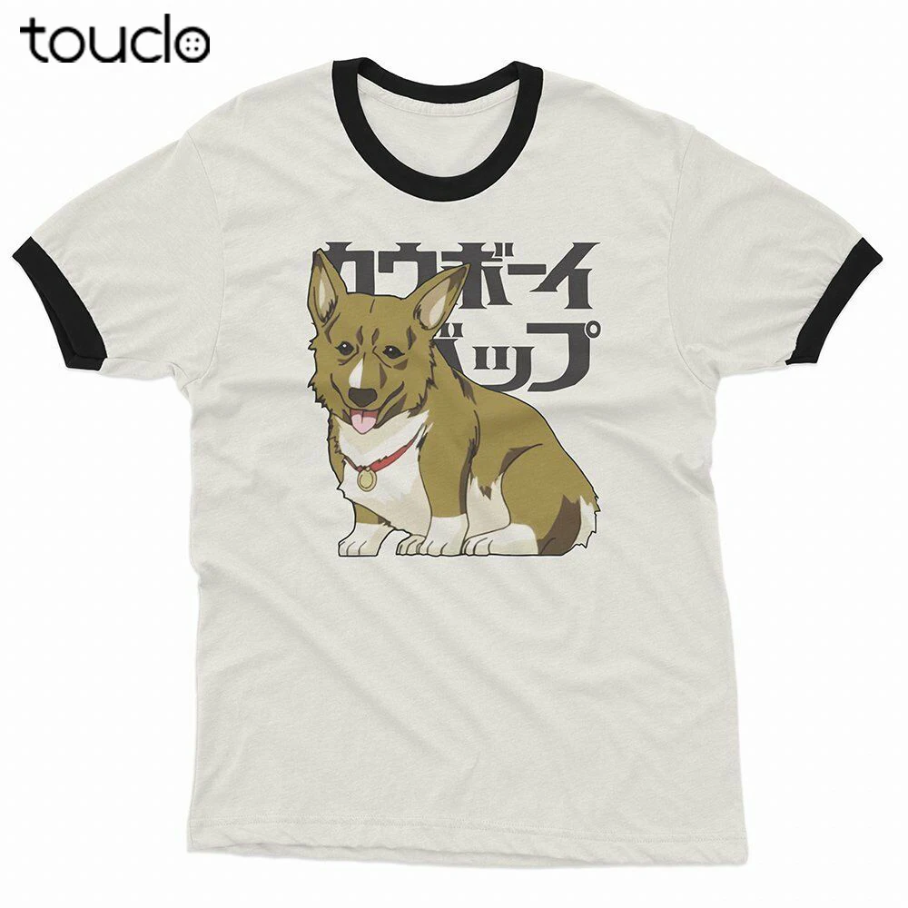 Футболка Cowboy Bebop Ein футболки с японским рисунком из аниме брендовые хлопковые