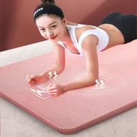 1015mm yoga mat carpet edge covered non slip sports tear resistant nbr fitness mats sports gym pilates pads with yoga bag strap