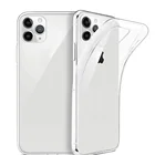 Тонкий прозрачный мягкий Силиконовый ТПУ чехол 0,3 мм для Apple iphone 11 Por MAX, Защитные чехлы для iphone 11