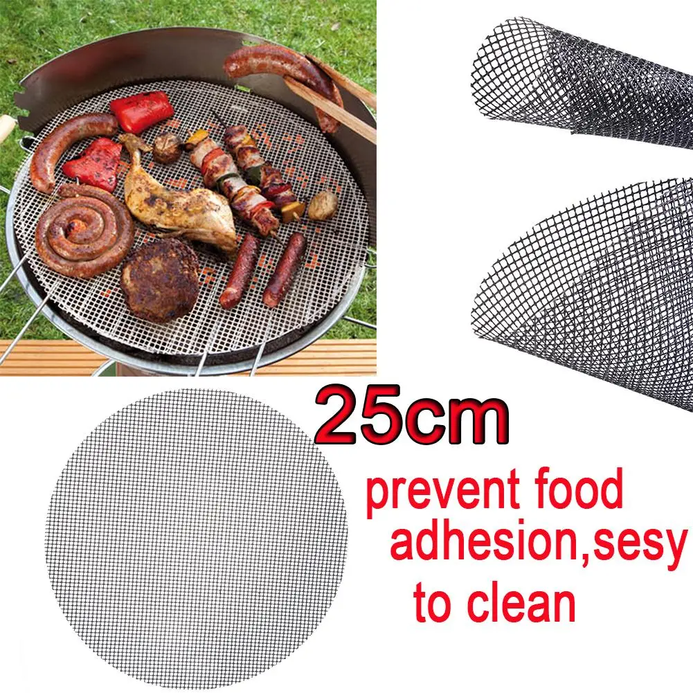 Антипригарный коврик для барбекю Круглый высококачественный и безопасный