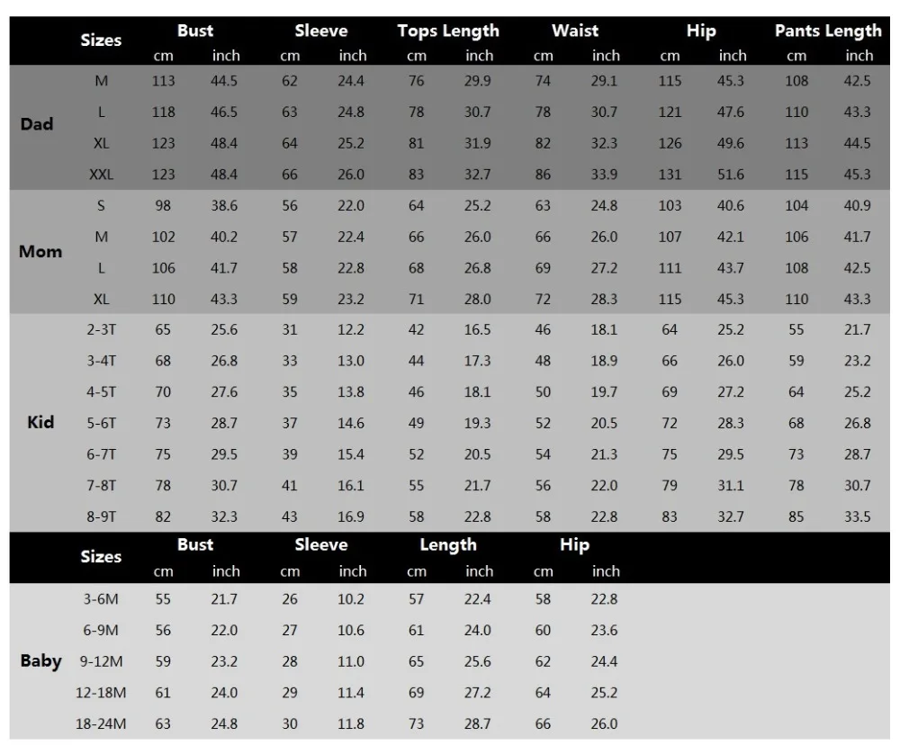 

Christmas Pajamas Set Family Matching Clothes Outfits Look Father Mother Daughter Boys Girls Sleepwear Mommy and Me Xmas Pj's