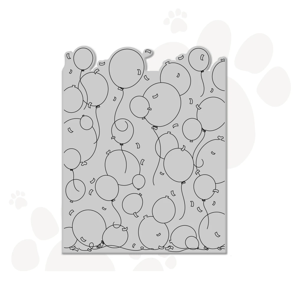 

Balloon Metal Cutting Dies and Clear Stamps Cut Die Mold Blade Knife Punch Scrapbook Paper Craft Stencils Dies 2021