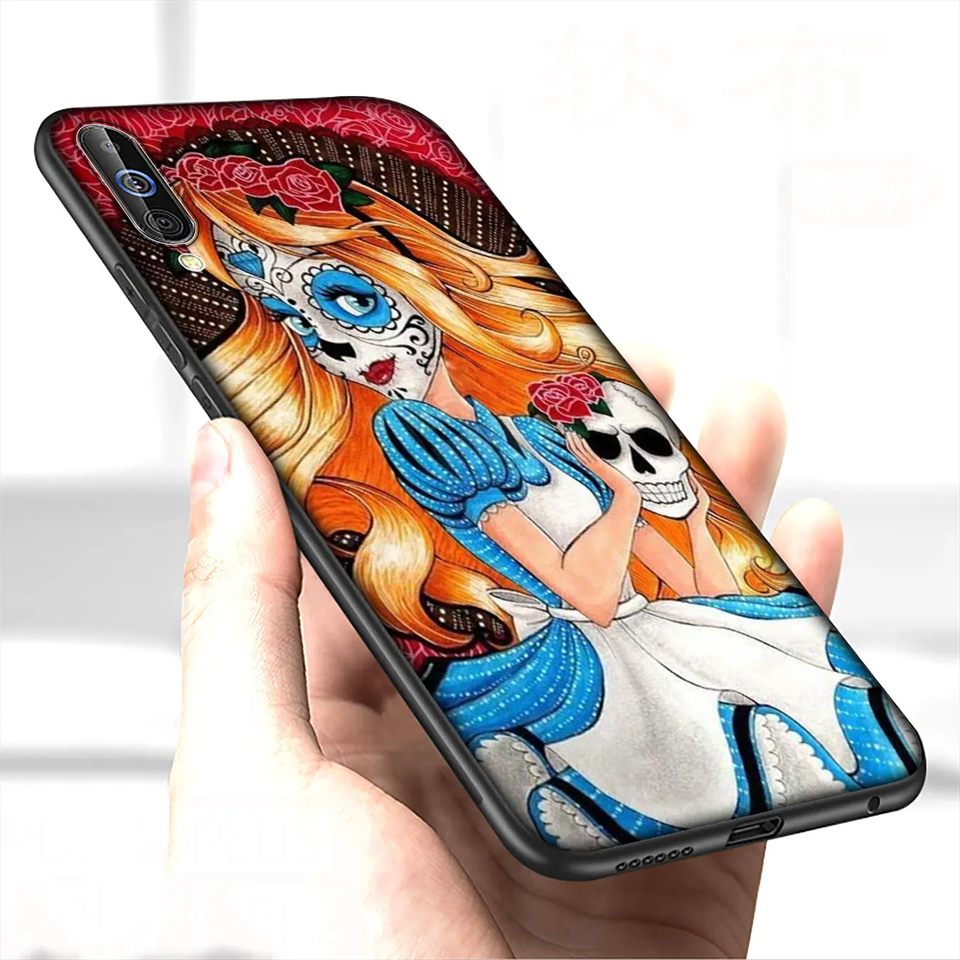IYICAO Татуированная принцесса Алиса Ариэль Жасмин мягкий чехол для samsung Galaxy A70 A50 A60